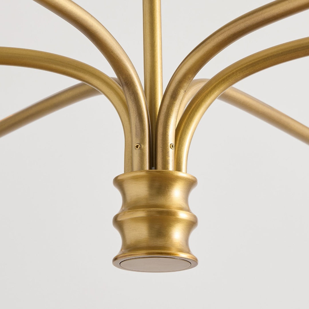 Verge Multi-light Fabric Chandelier