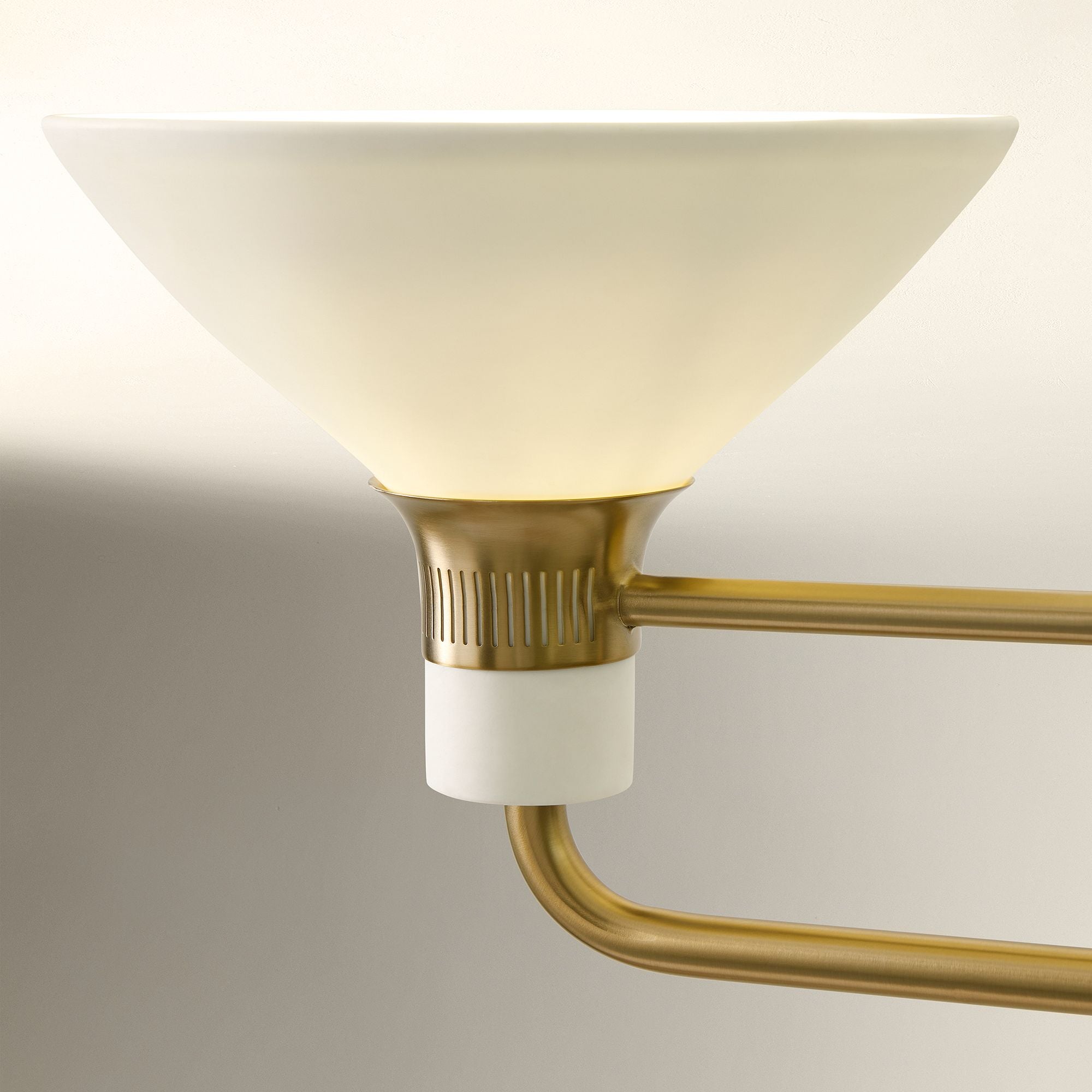 Tallow Modern 2 Light Linear Chandelier  Dining Room