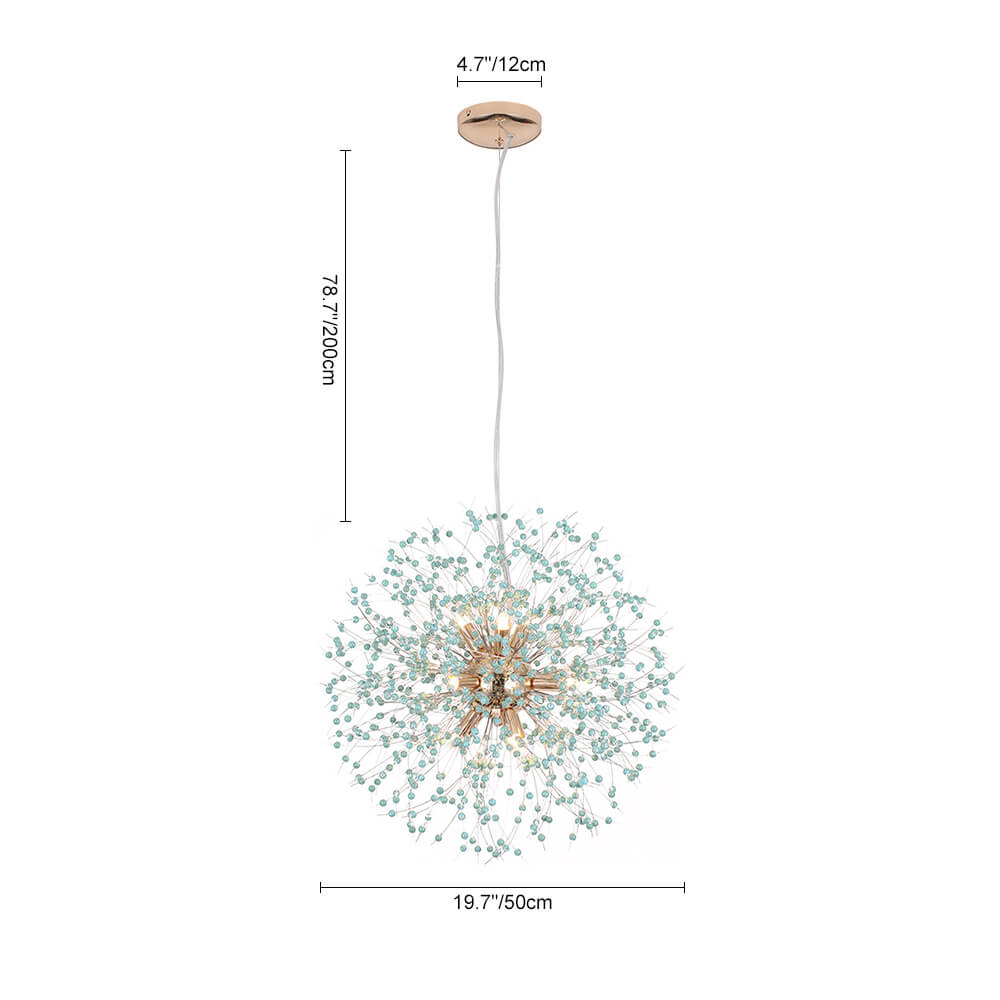 Sinke Modern Firework Metal Chandelier - Lamp Copper