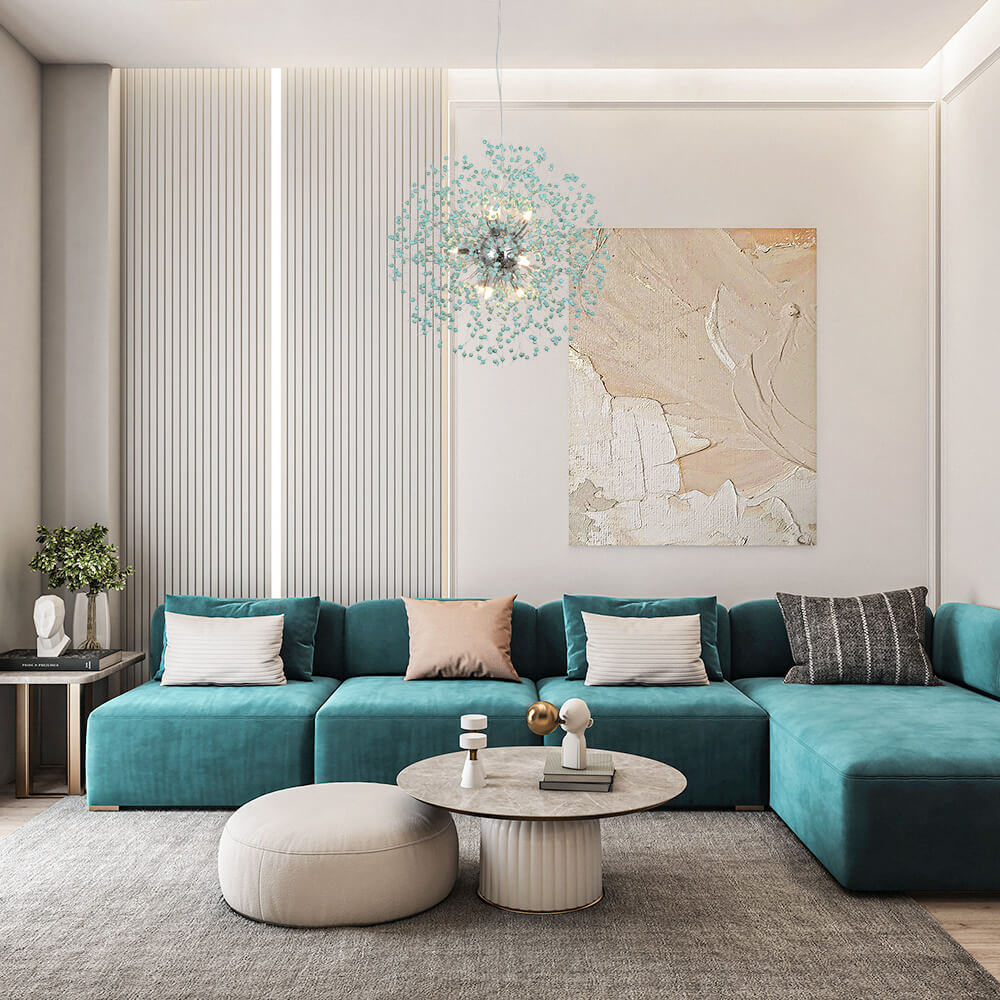 Sinke Modern Firework Metal Chandelier - Lamp Copper