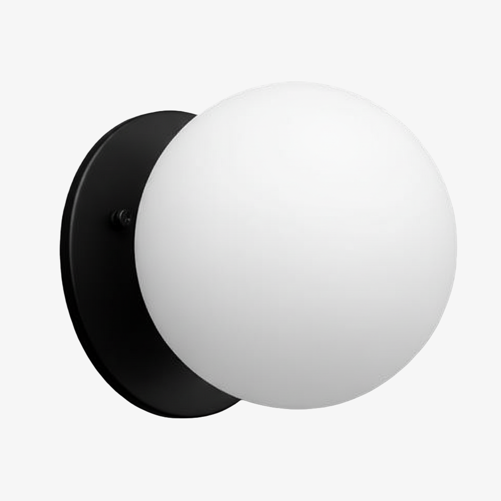 Pearl Wall Lamp Brass&Glass