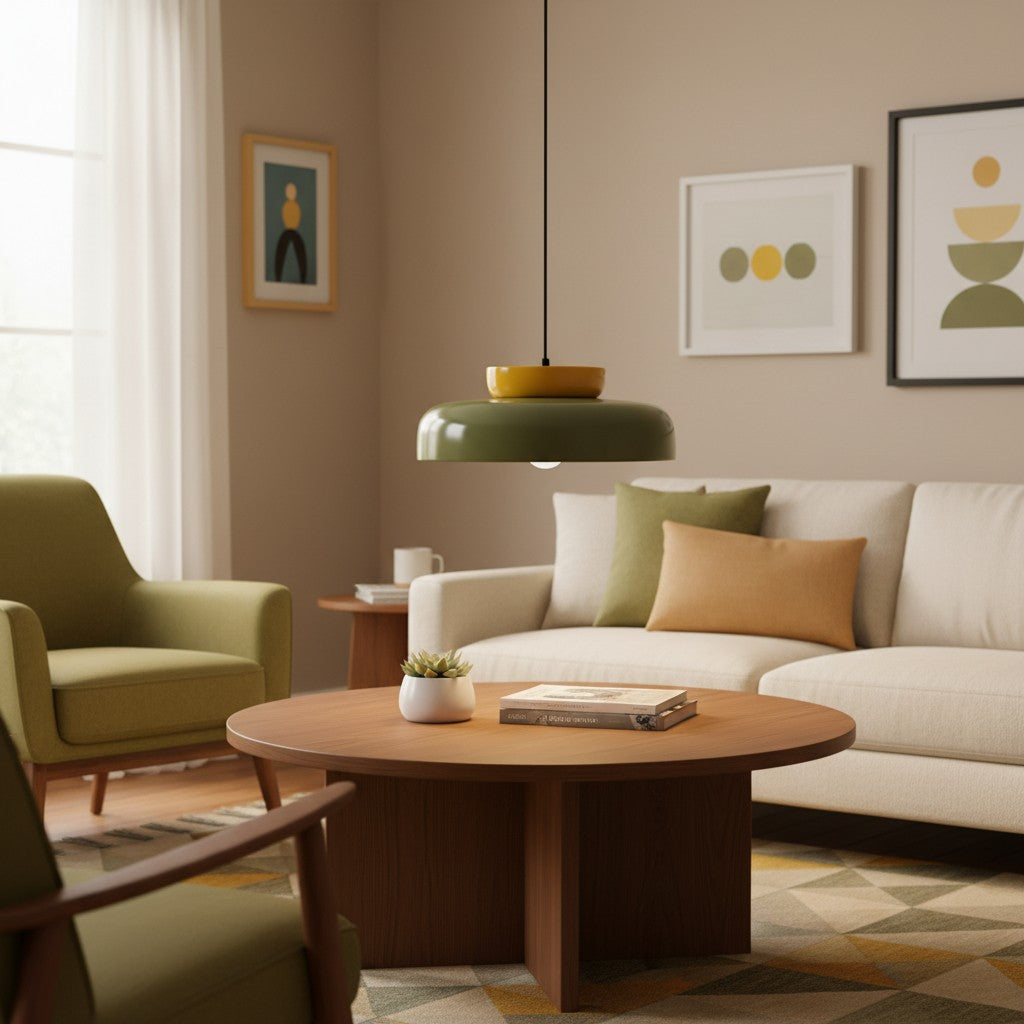 Hues Ceramic Bowl  Pendant Light