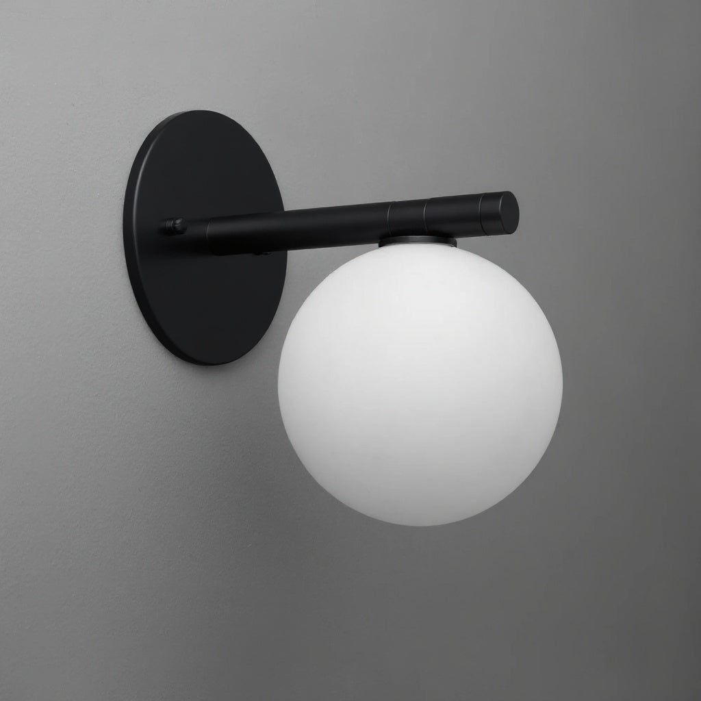Pearl Glass Wall Sconce Modern Hallway