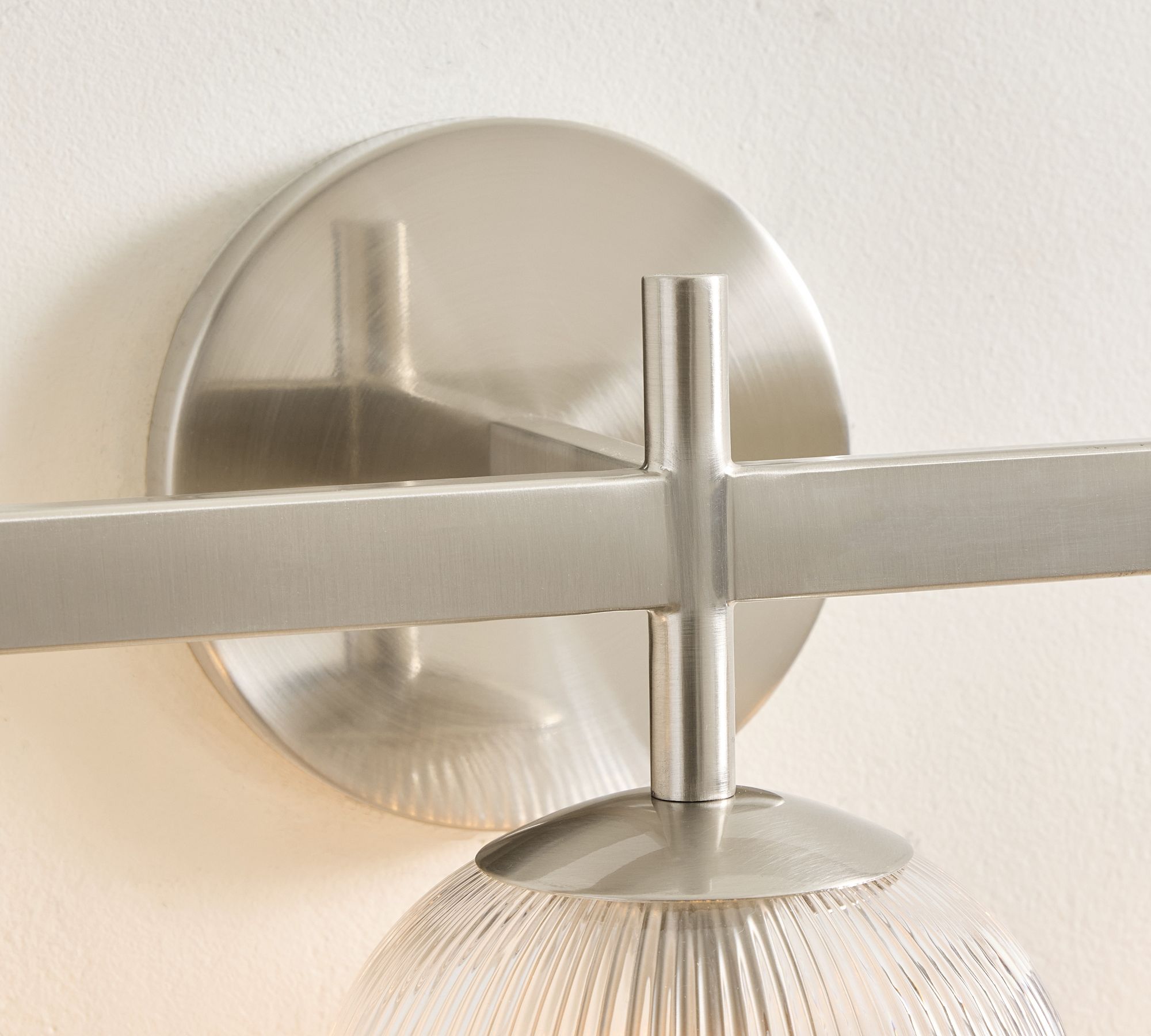 Haze Glass Metal Wall Light