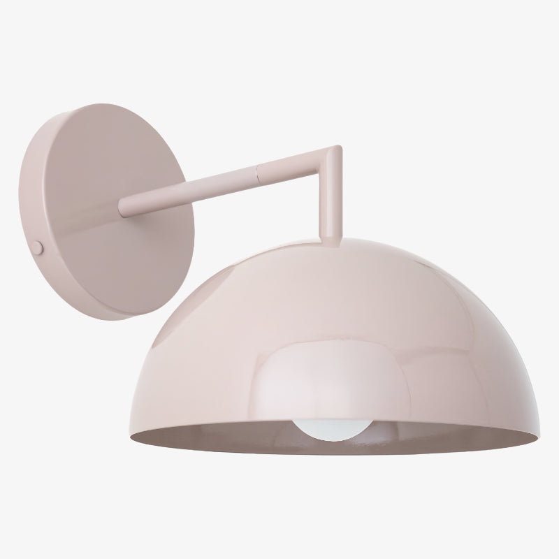 Chroma Minimalist Metal  Dome Sconce