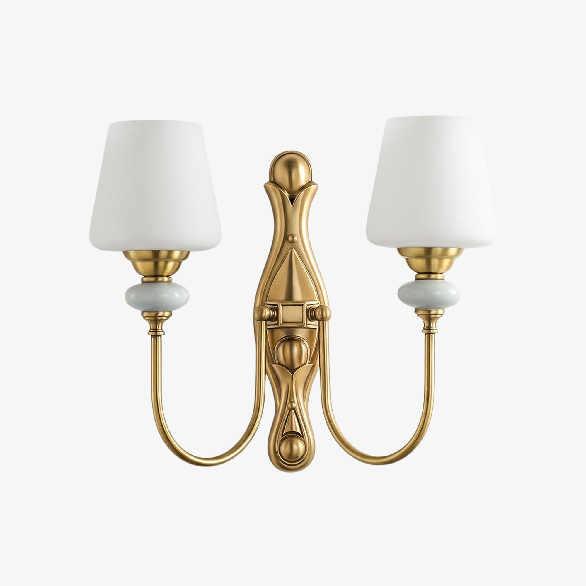 Lodge Wall Lamp Ceramic&Fabric&Metal