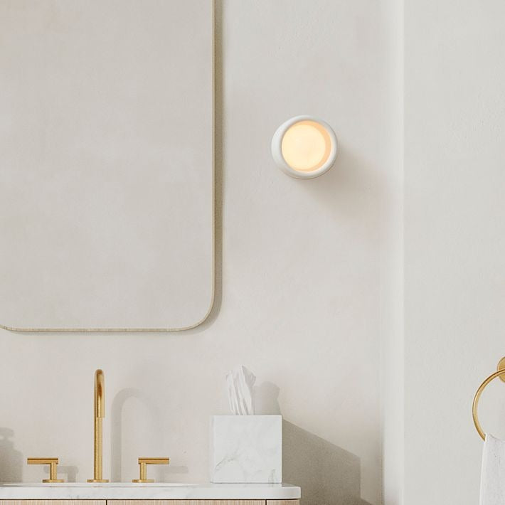 Kiln Porcelain Metal Wall Sconce