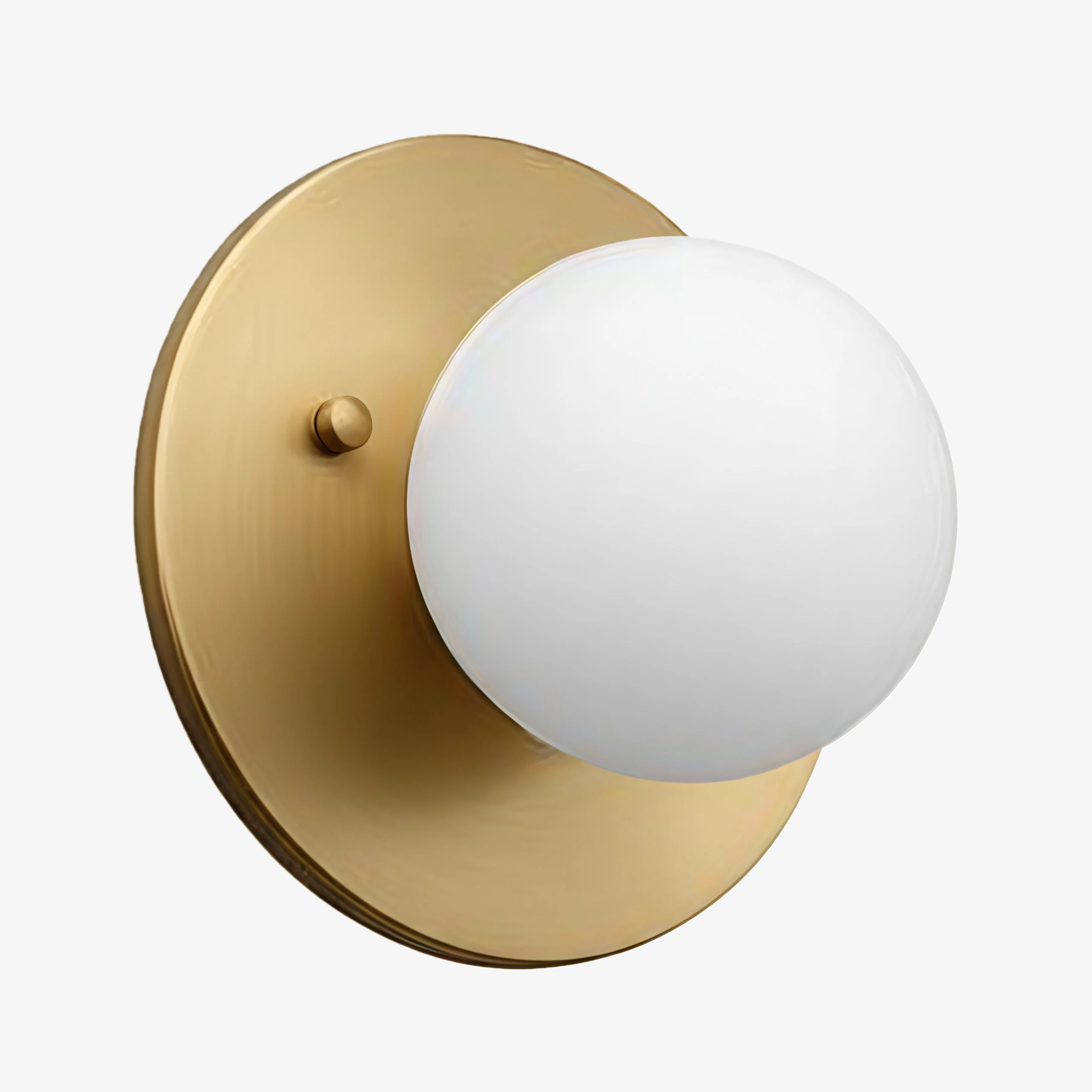 Pearl Wall Lamp Brass&Glass