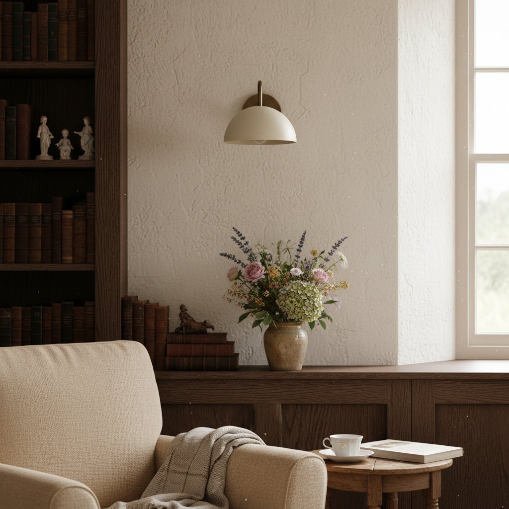 Disc Wall Sconce Metal Modern Vintage Hallway