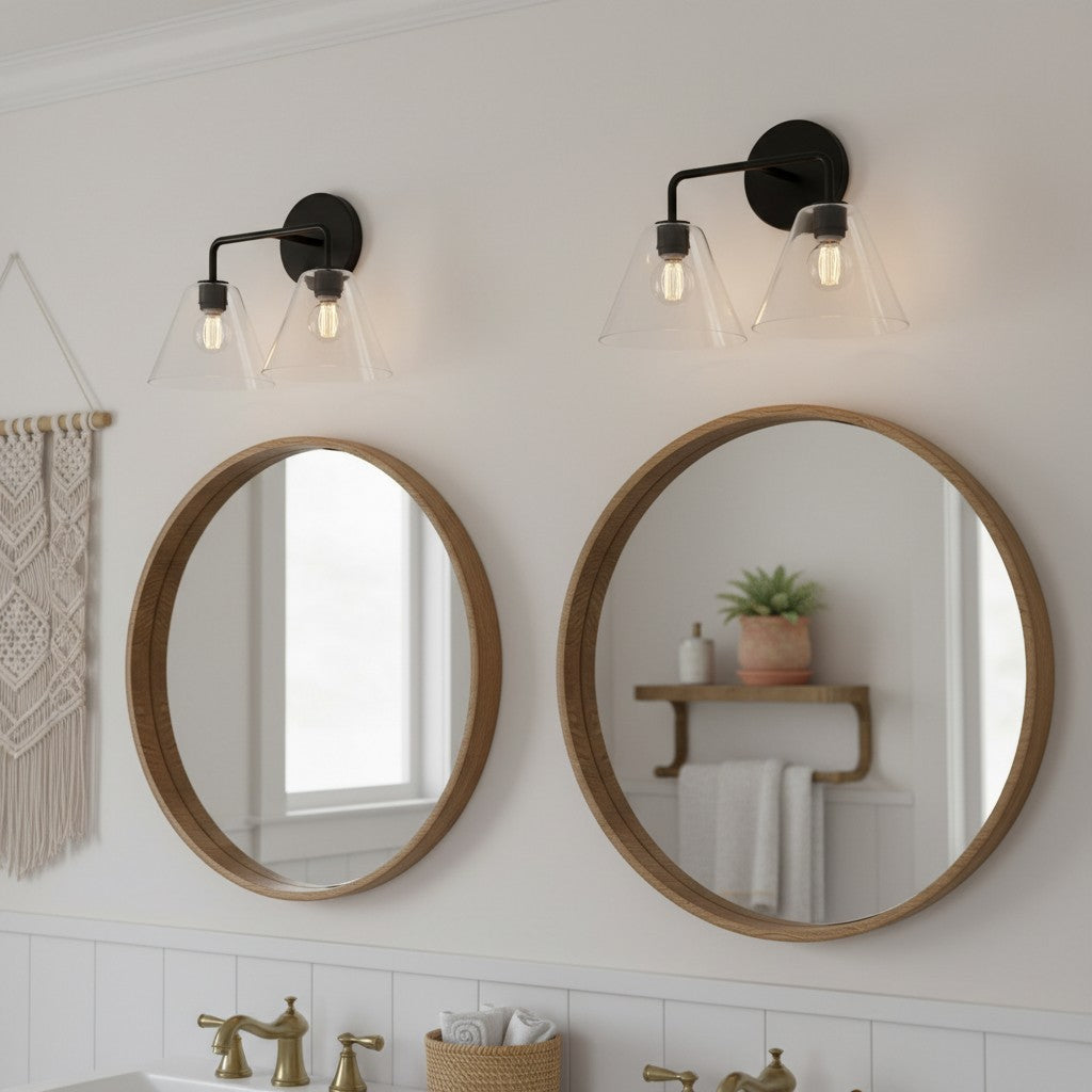 Cone Wall Sconce Milk Glass Living Room