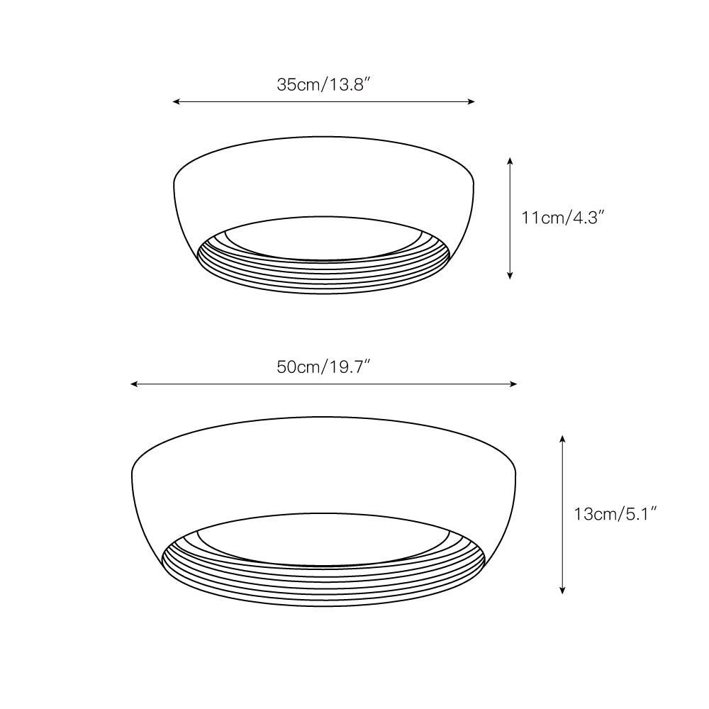 AFX Minimalist Duncan Acrylic Ceiling Light