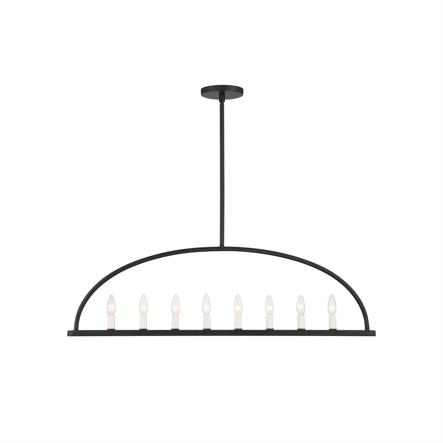Abbott Linear Minimalist Metal Chandelier
