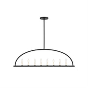 Abbott Linear Minimalist Metal Chandelier