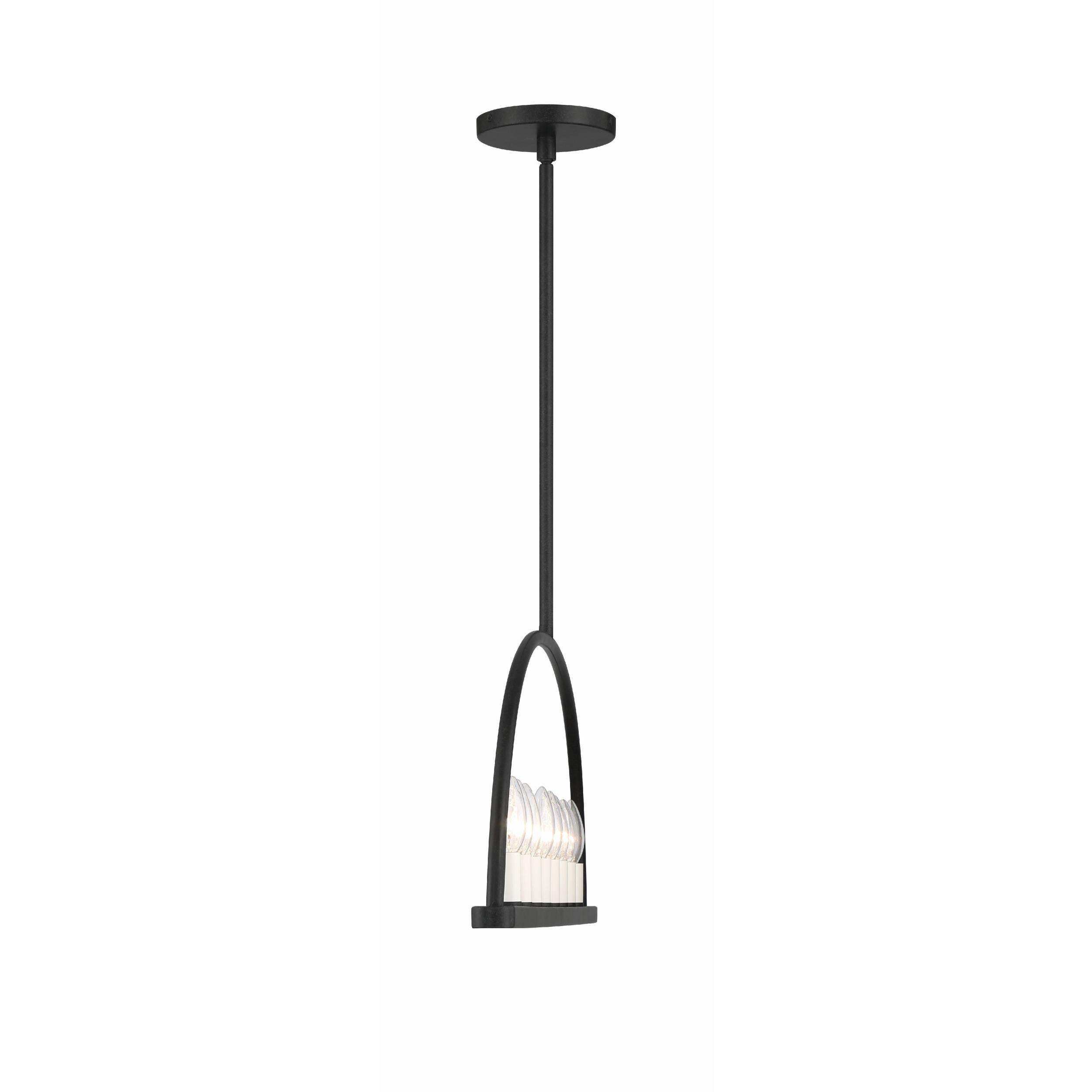Abbott Linear Minimalist Metal Chandelier