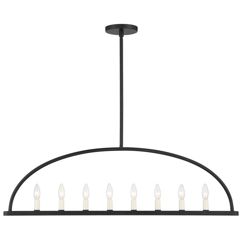 Abbott Linear Minimalist Metal Chandelier
