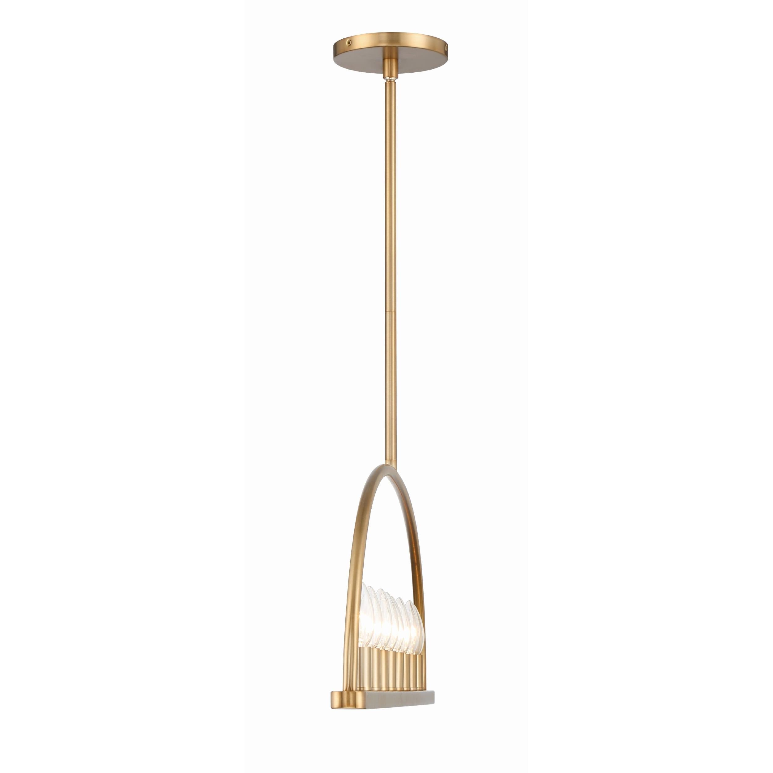 Abbott Linear Minimalist Metal Chandelier