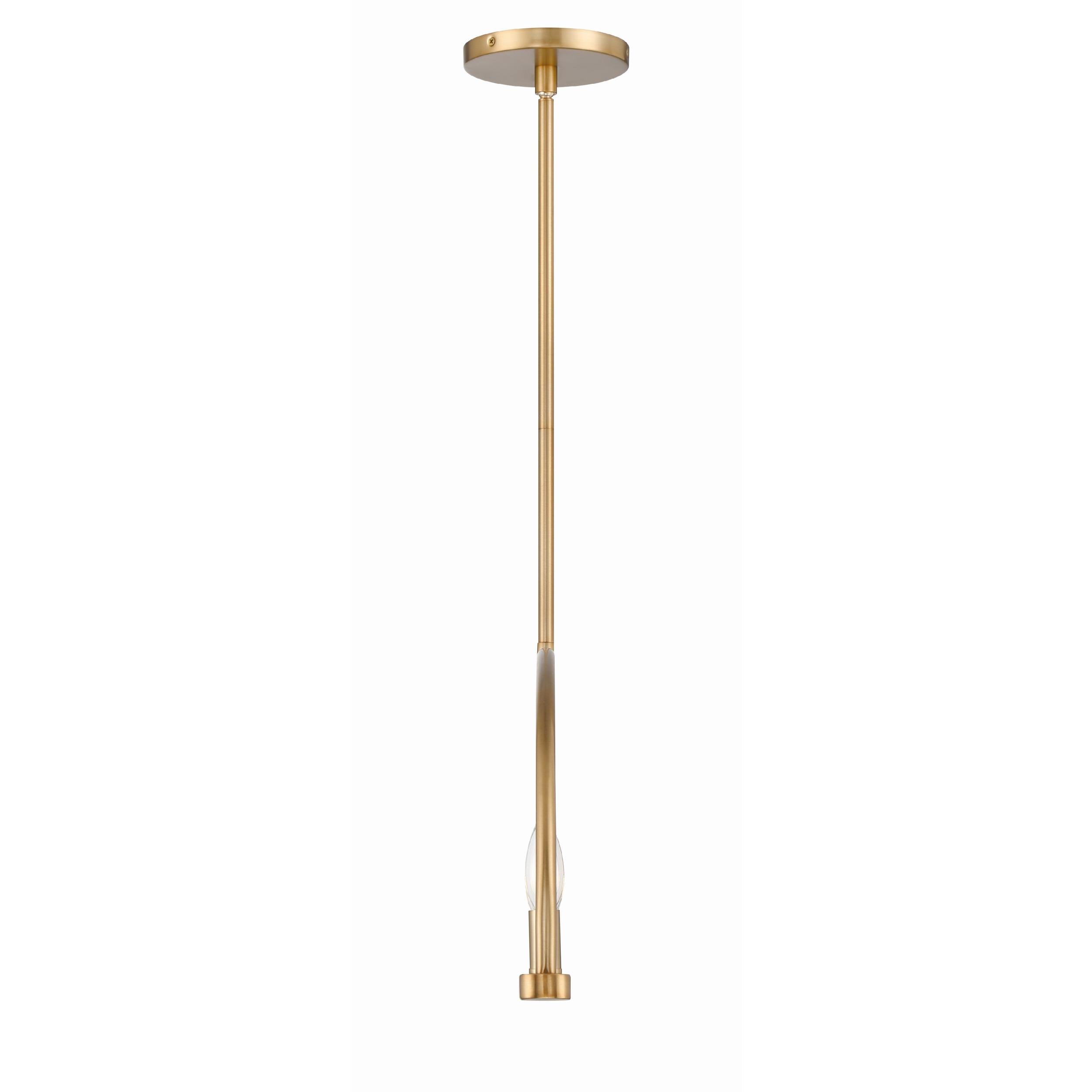Abbott Linear Minimalist Metal Chandelier