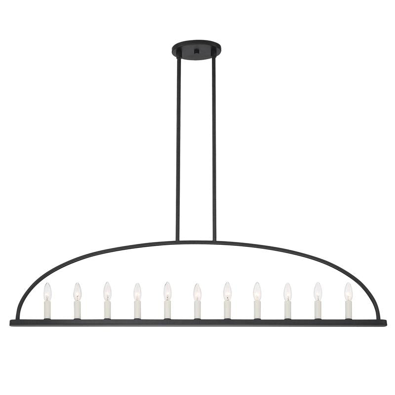 Abbott Linear Minimalist Metal Chandelier