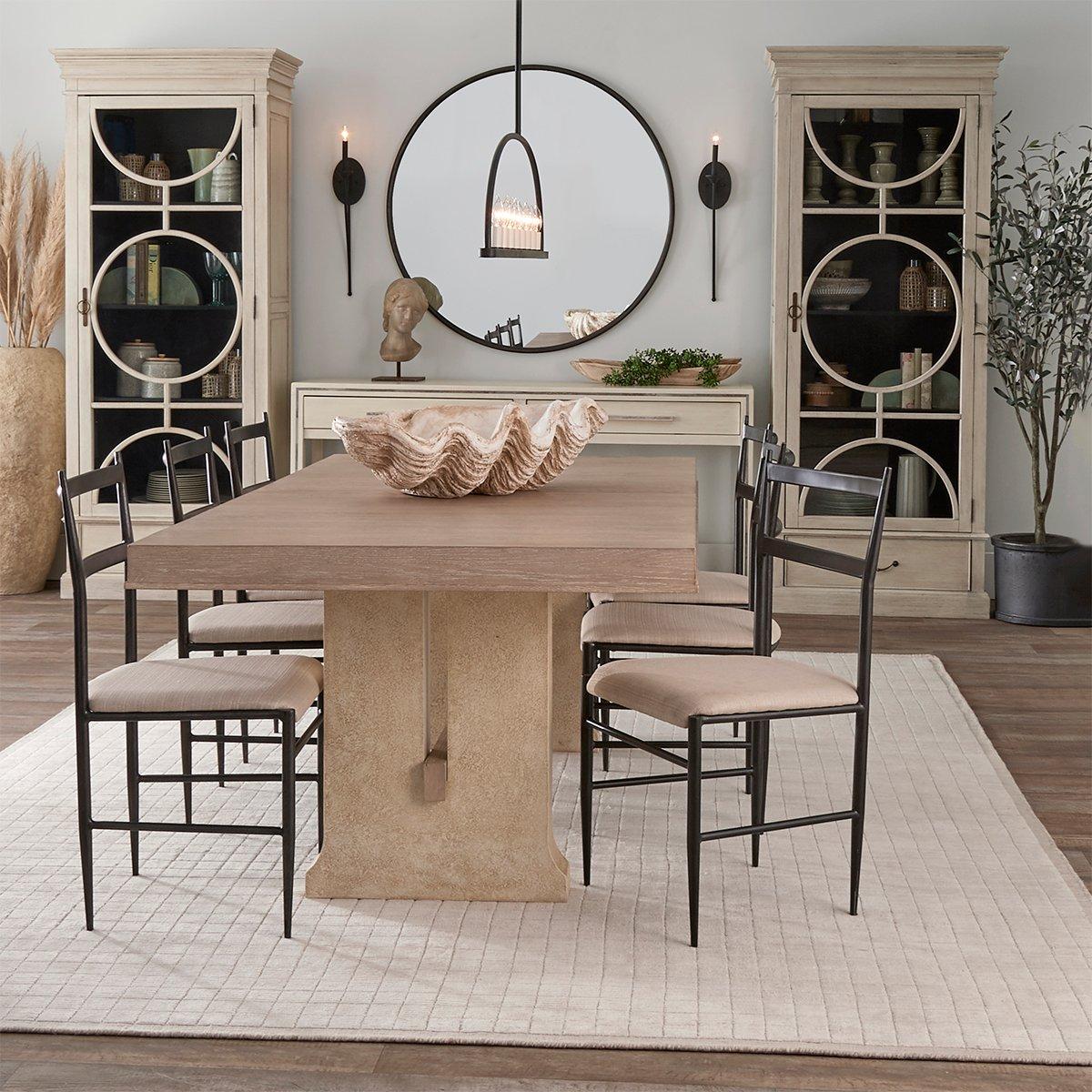 Abbott Linear Minimalist Metal Chandelier