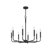 Abner Industrial Modern Brass Chandelier - Lamp Copper