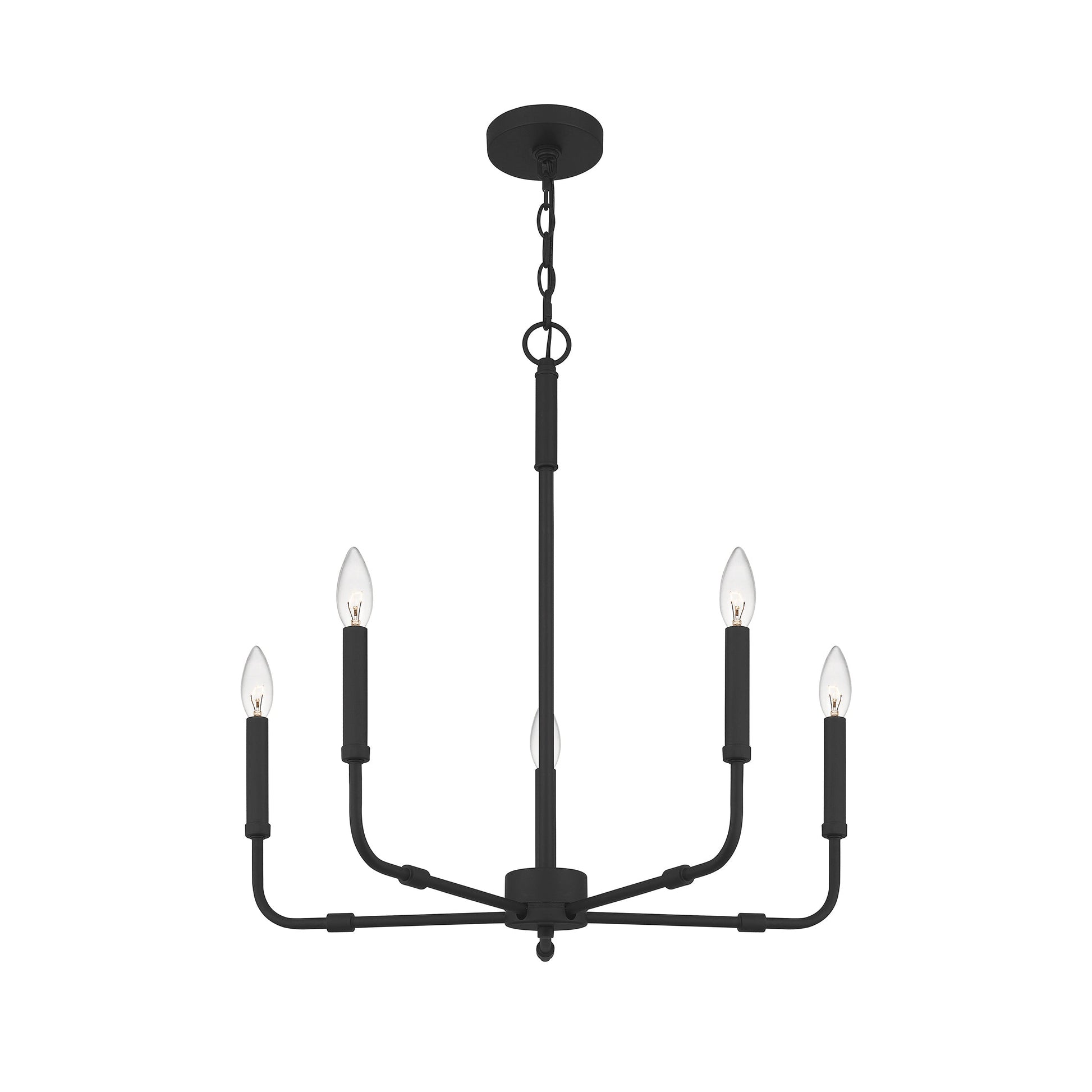 Abner Industrial Modern Brass Chandelier - Lamp Copper