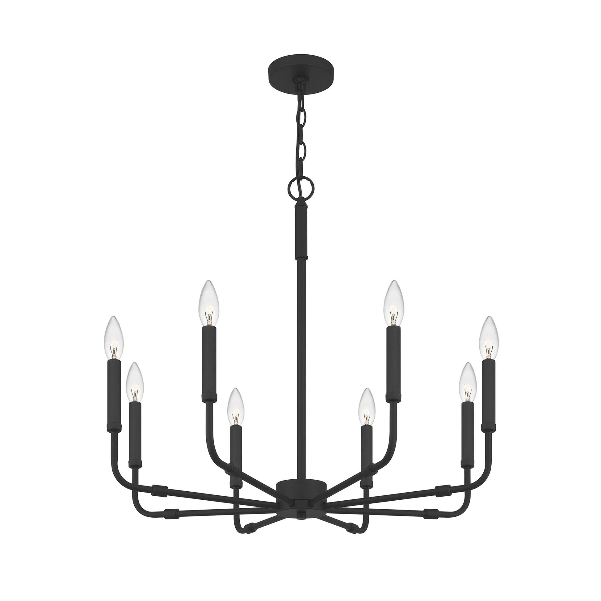 Abner Industrial Modern Brass Chandelier - Lamp Copper