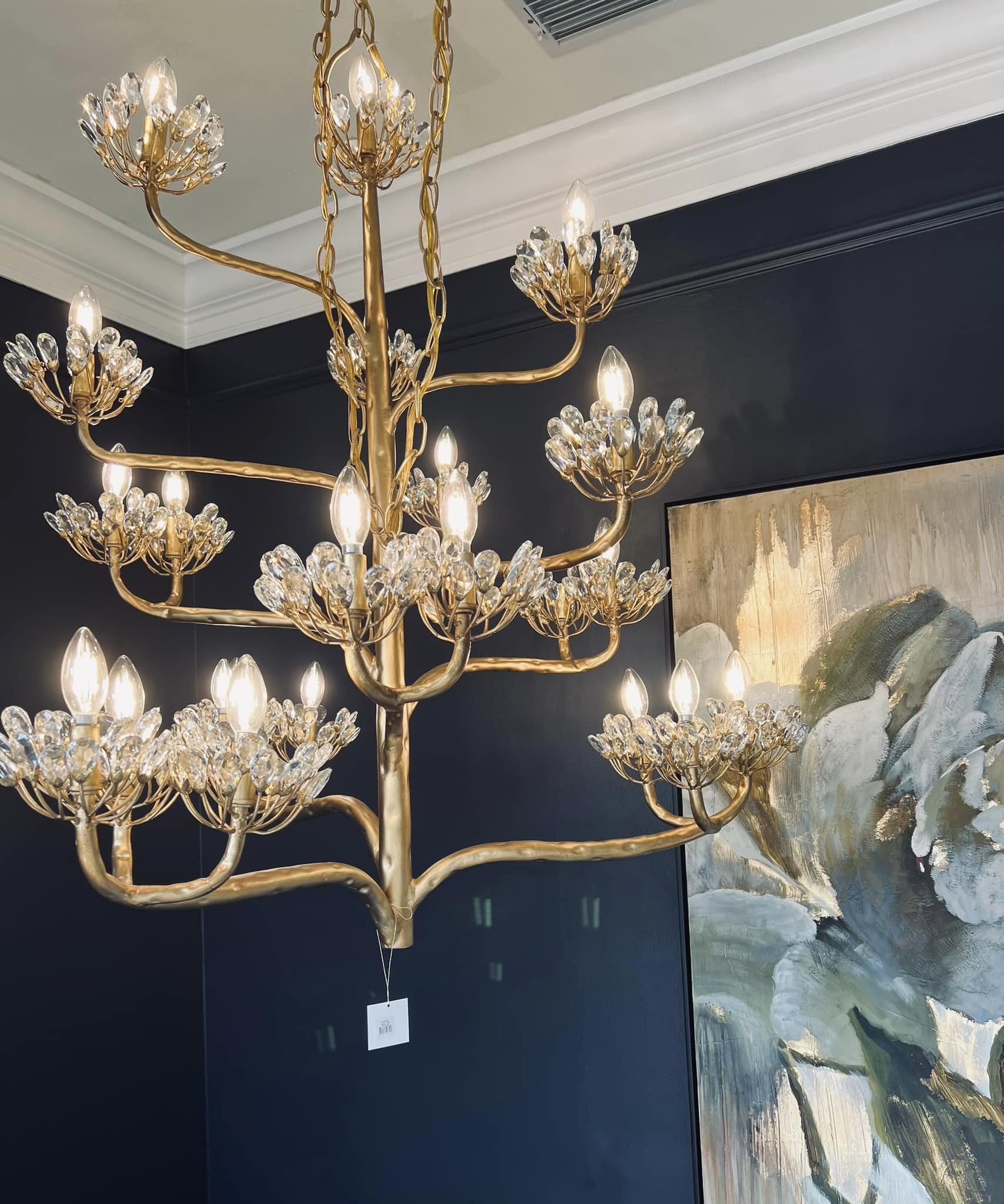 Agave Postmodern Luxury Americana Crystal Chandelier