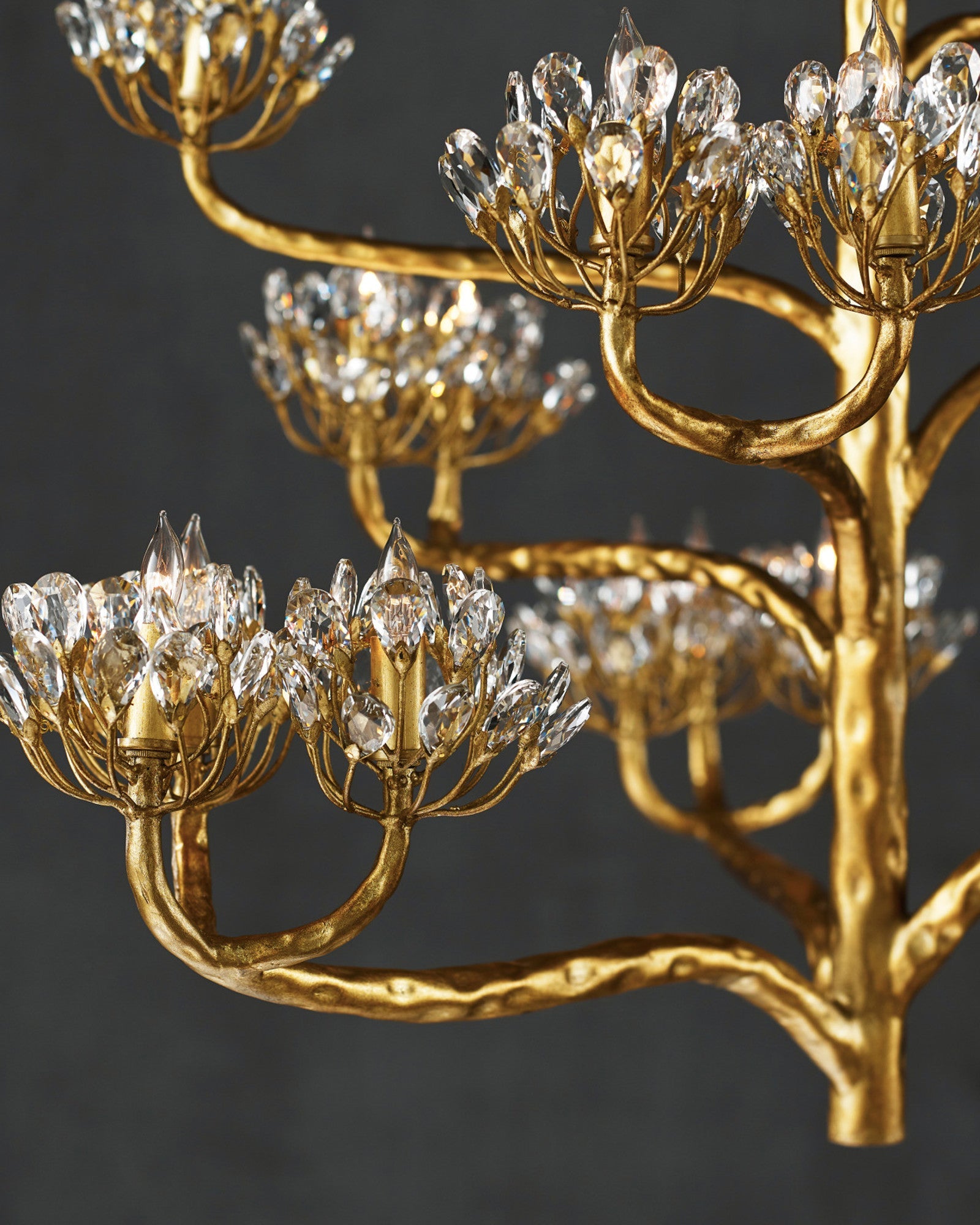 Agave Postmodern Luxury Americana Crystal Chandelier