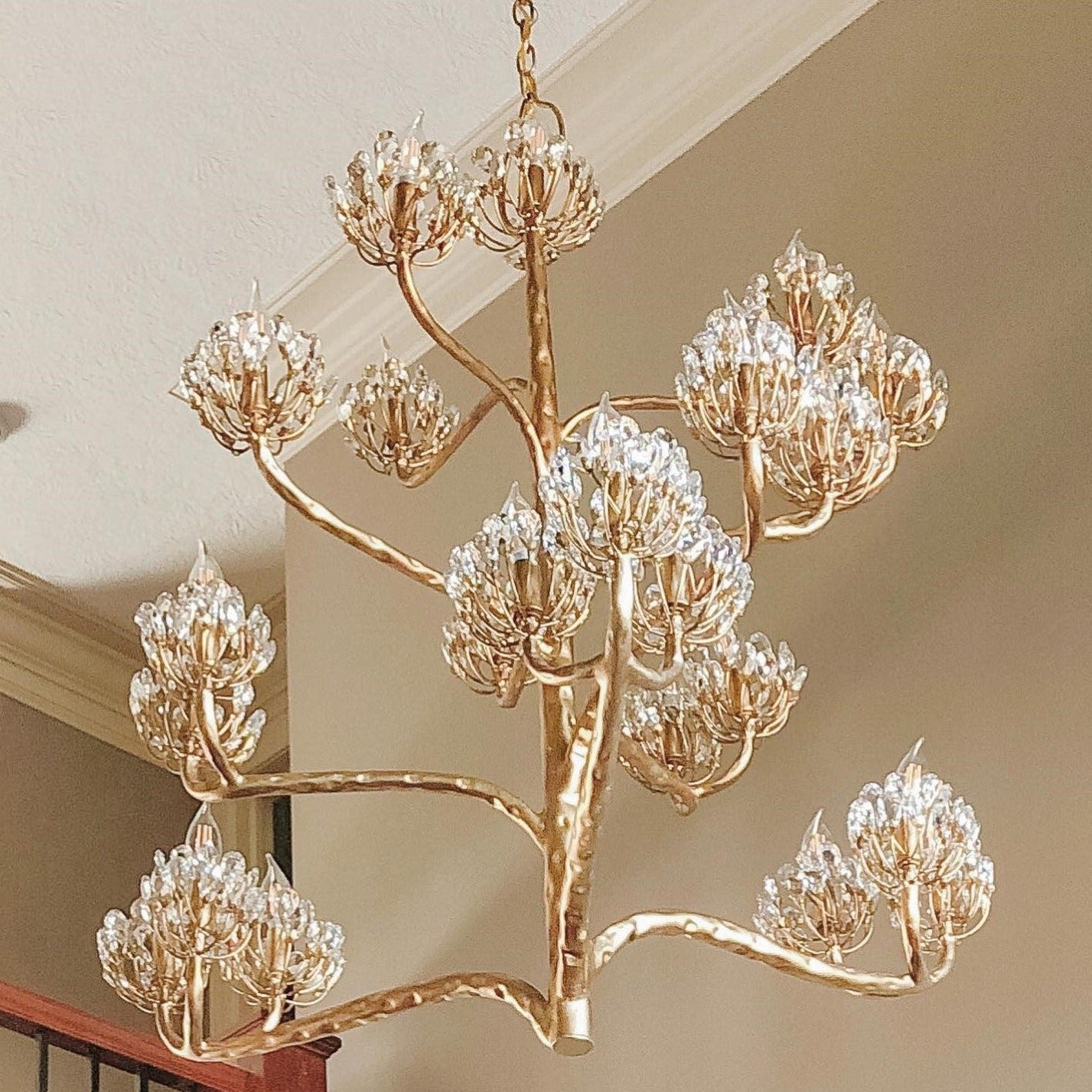 Agave Postmodern Luxury Americana Crystal Chandelier