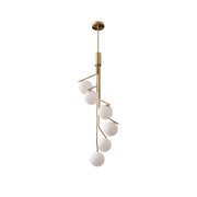 Ageet Modern Minimalist Glass Pendant Light - Lamp Copper