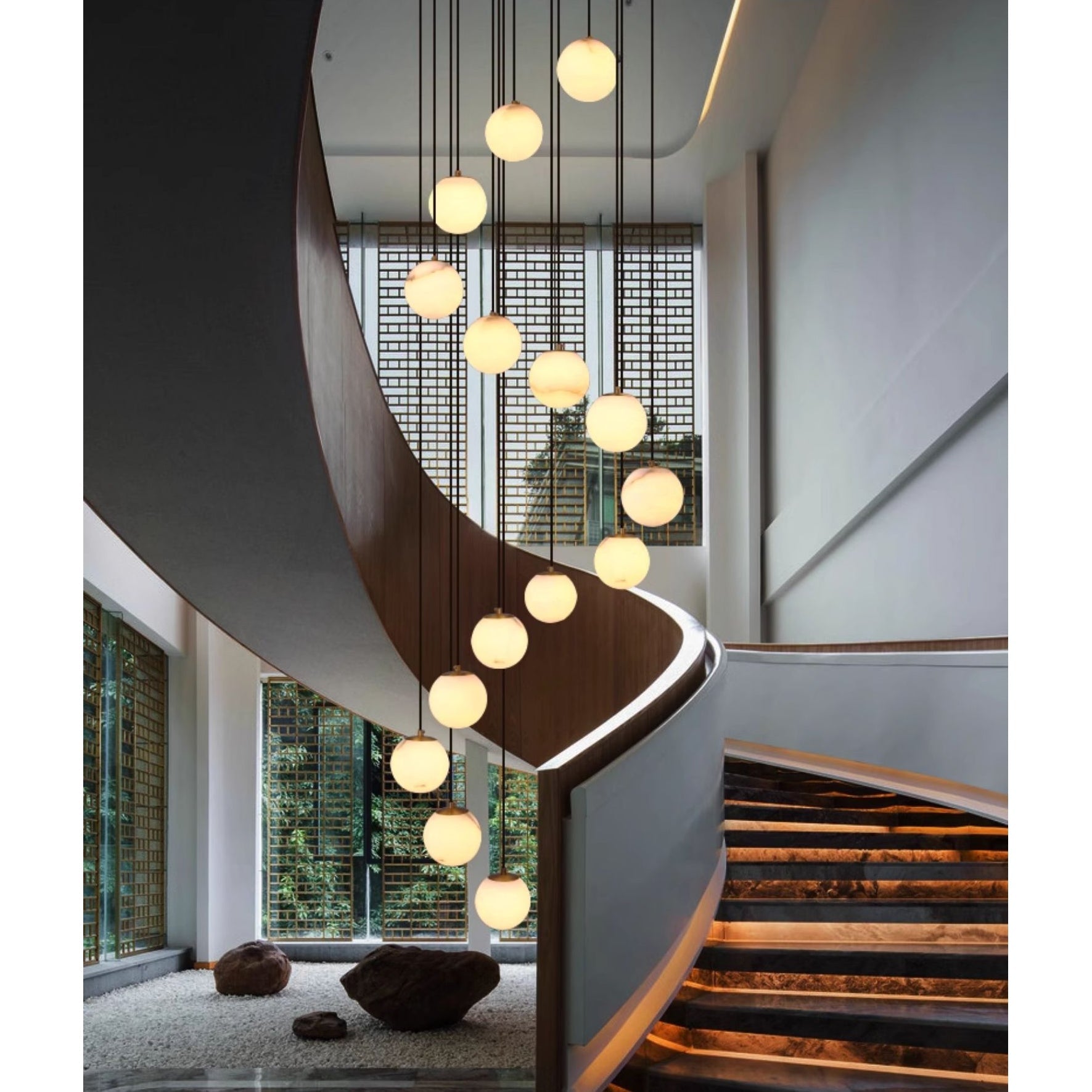 Gloruvye Balls Modern Cluster Metal Chandelier