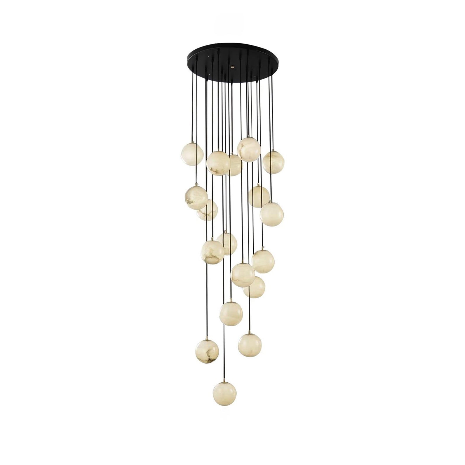 Gloruvye Balls Modern Cluster Metal Chandelier