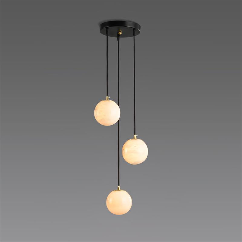 Gloruvye Balls Modern Cluster Metal Chandelier
