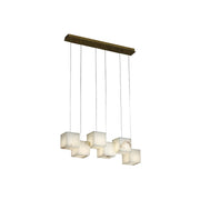 Jarnbruvyd Individual Modern Box Metal Chandelier