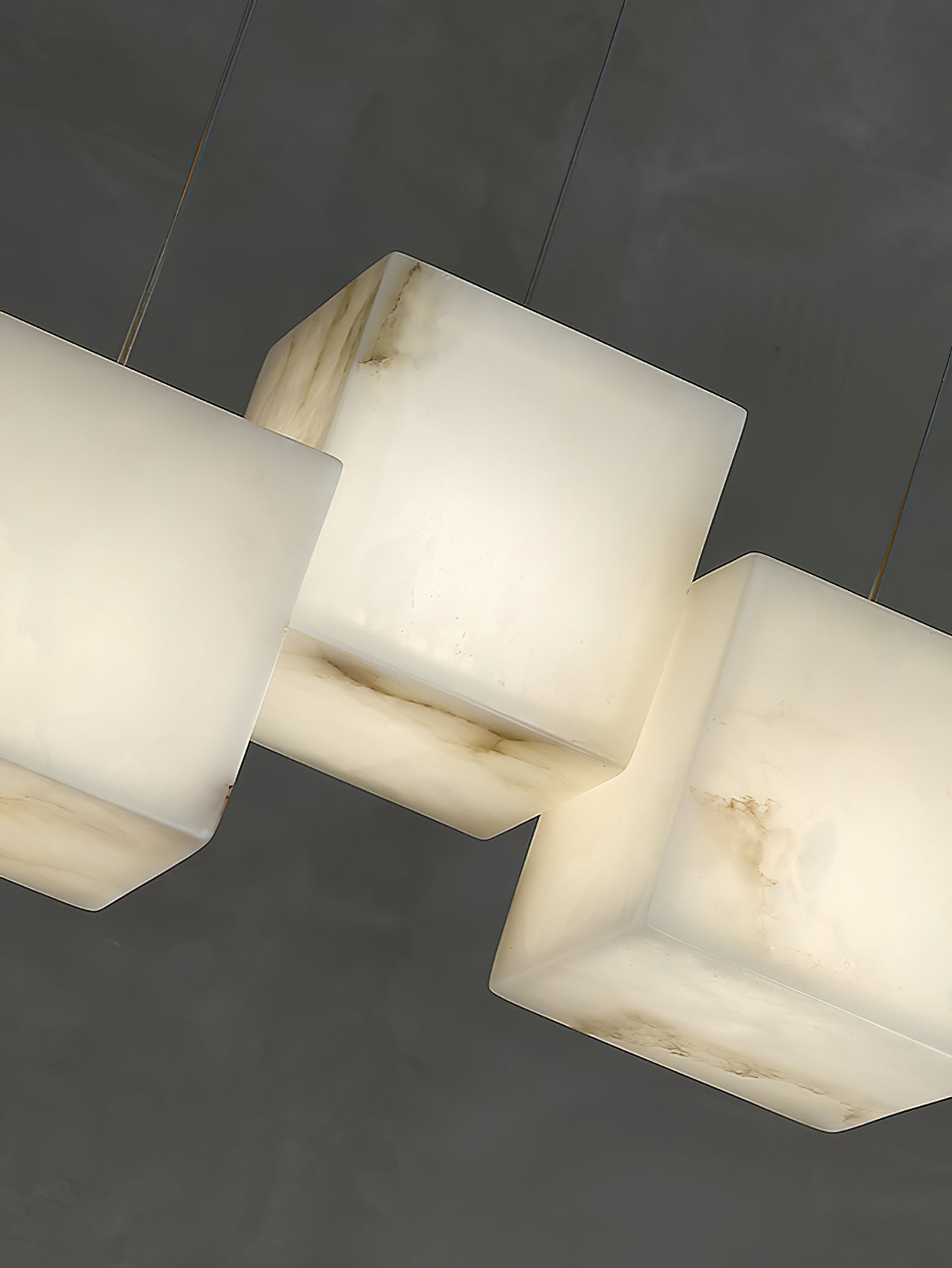 Jarnbruvyd Individual Modern Box Metal Chandelier
