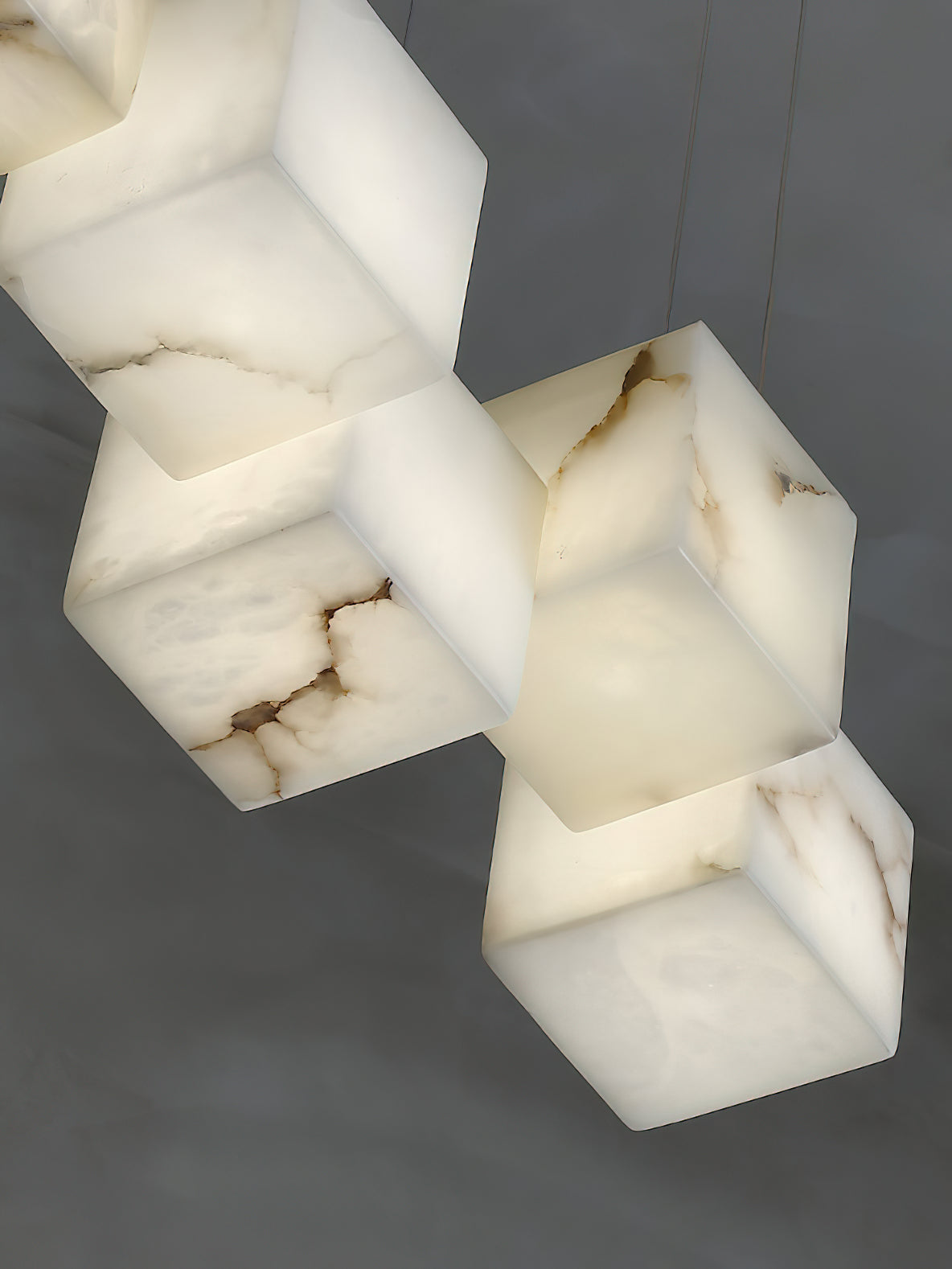 Jarnbruvyd Individual Modern Box Metal Chandelier