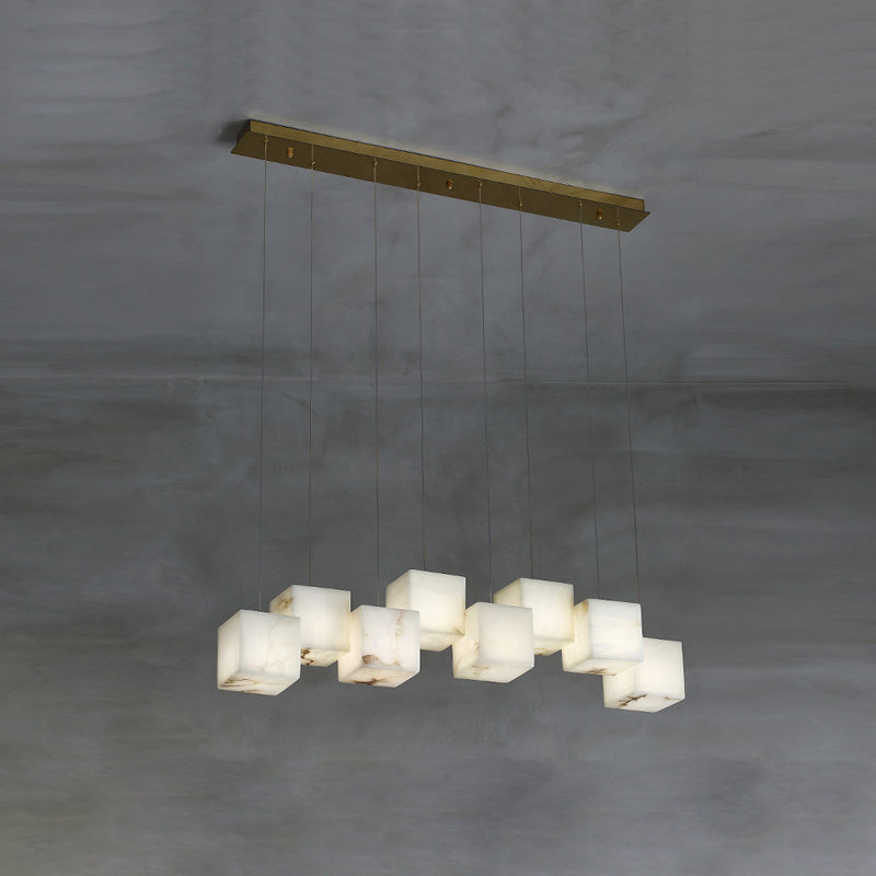 Jarnbruvyd Individual Modern Box Metal Chandelier