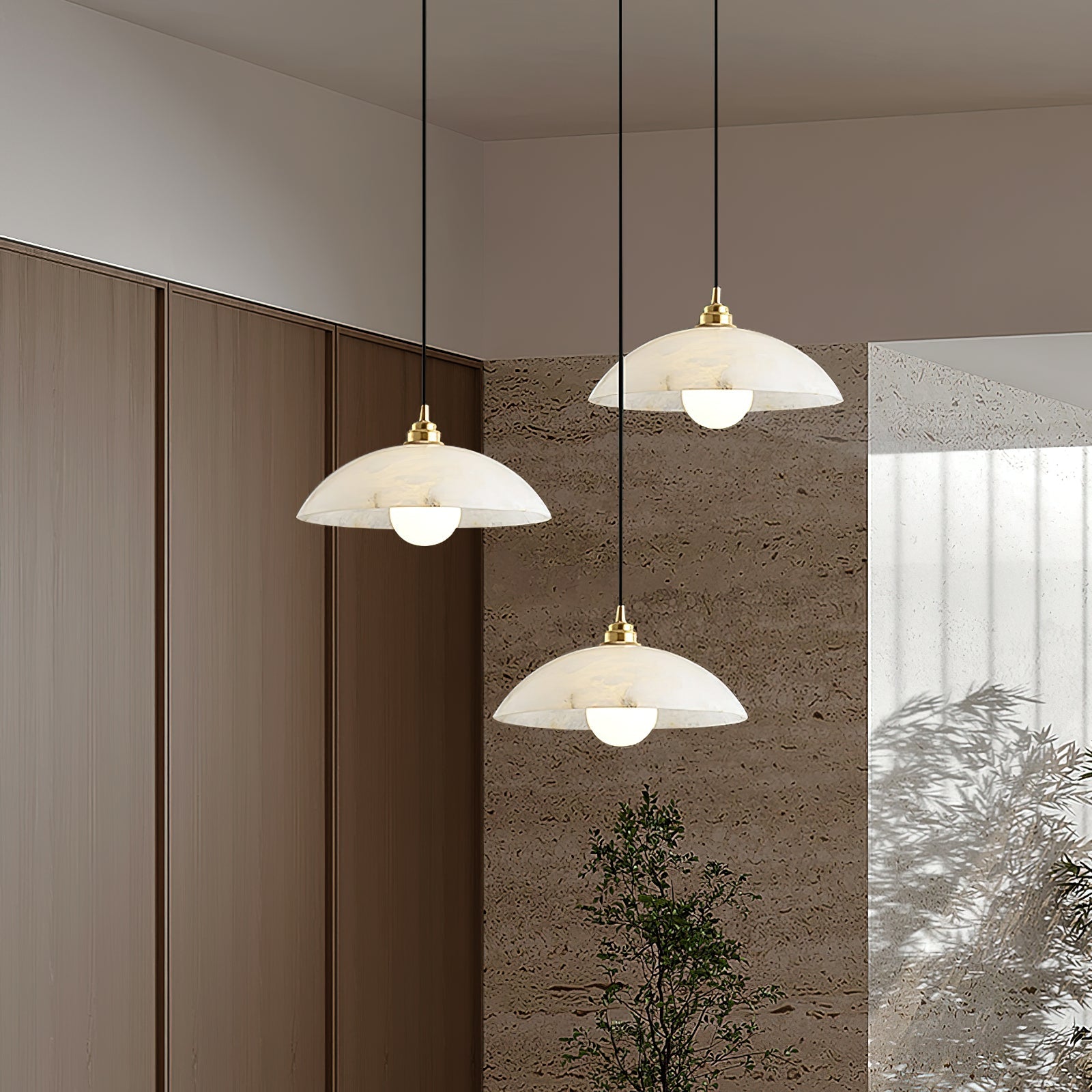 Ljomuvyd Individual Creativity Dome Metal Pendant Light - Lamp Copper