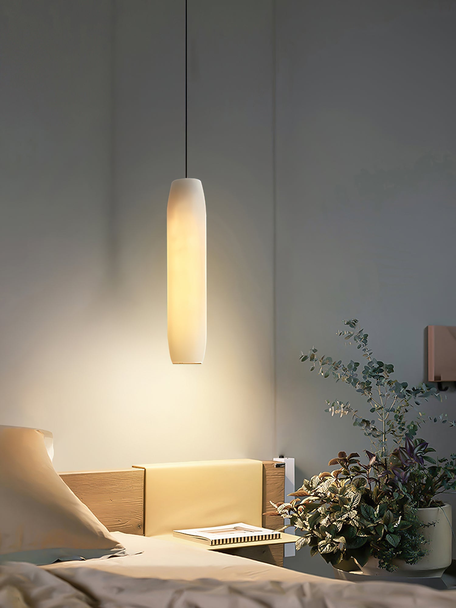 Kvennuvye Flute Modern Minimalist Metal Pendant Light - Lamp Copper