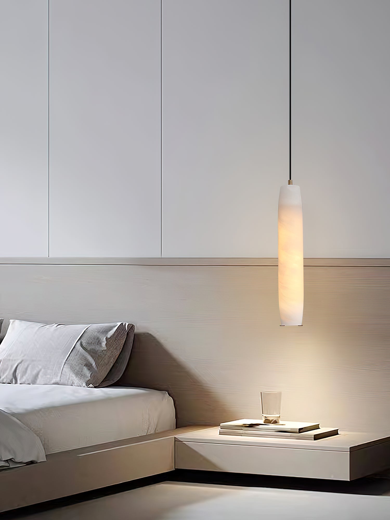 Kvennuvye Flute Modern Minimalist Metal Pendant Light - Lamp Copper
