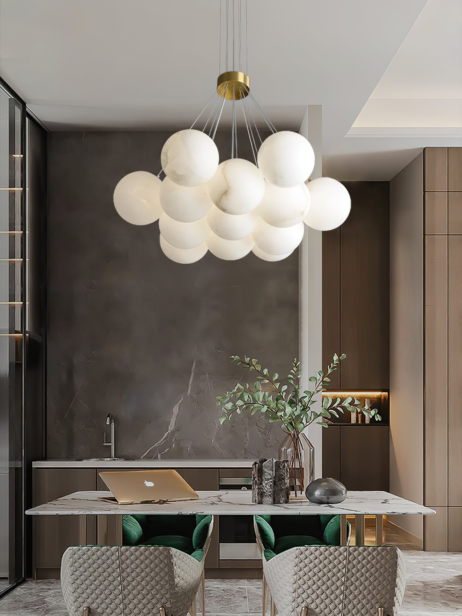 Norduvyd Individual Creativity Lunar Metal Chandelier