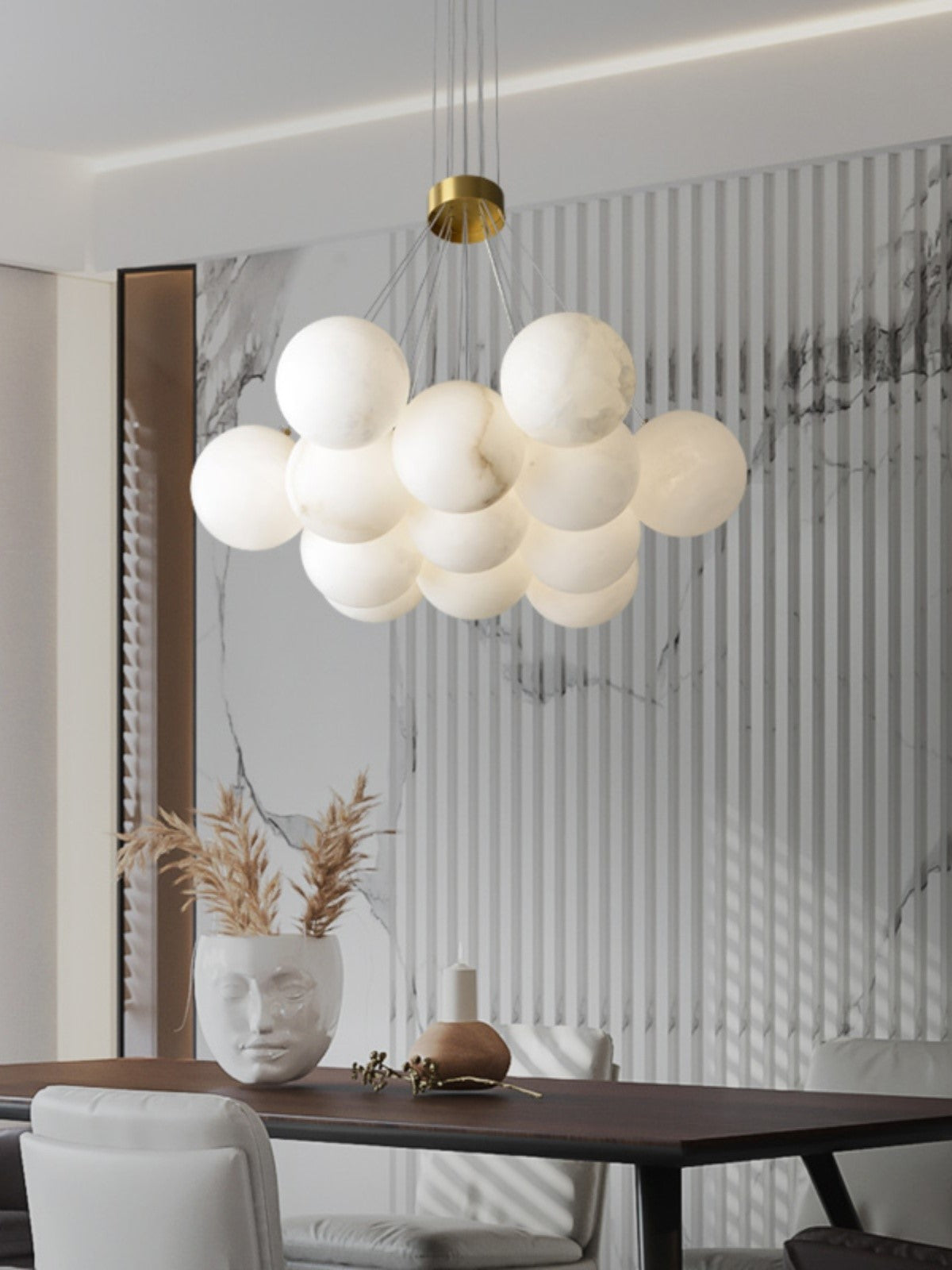 Norduvyd Individual Creativity Lunar Metal Chandelier