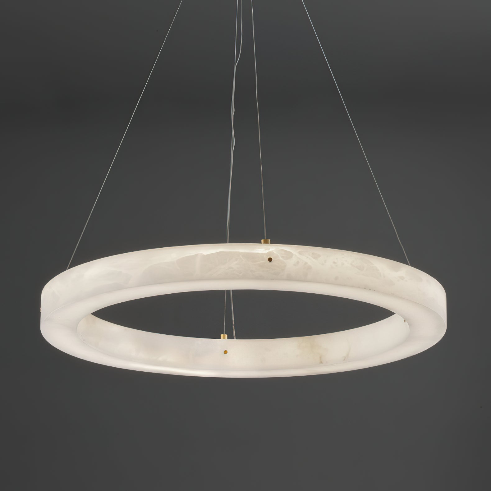 Plotuvyn Postmodern Luxury Ring Alabaster Chandelier
