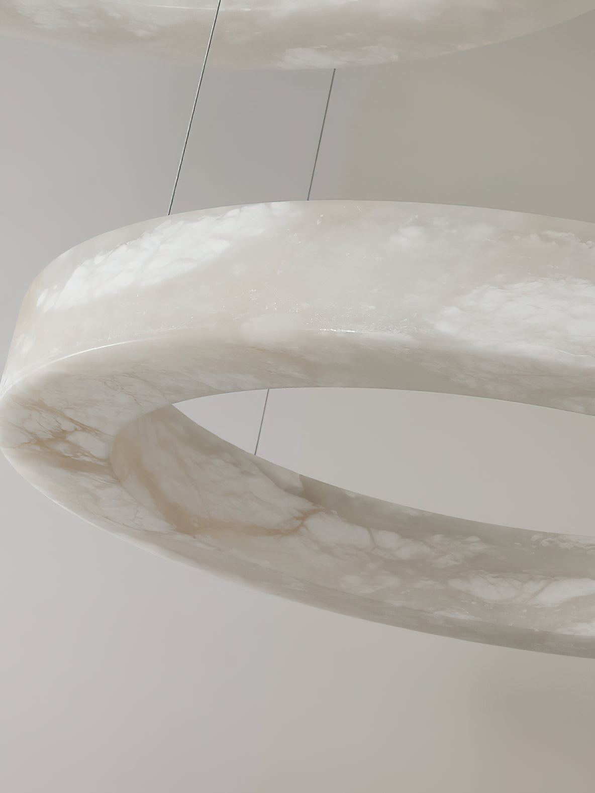 Plotuvyn Postmodern Luxury Ring Alabaster Chandelier
