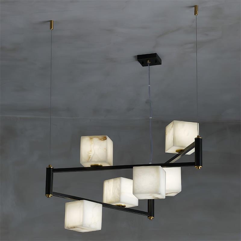 Ostruvye Individual Creativity Box  Alabaster Chandelier