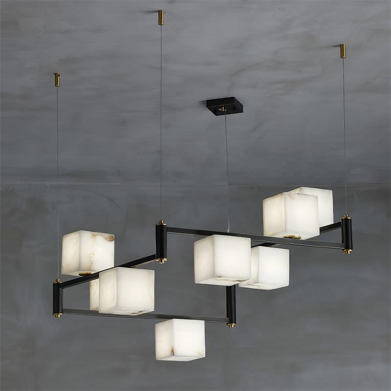 Ostruvye Individual Creativity Box  Alabaster Chandelier