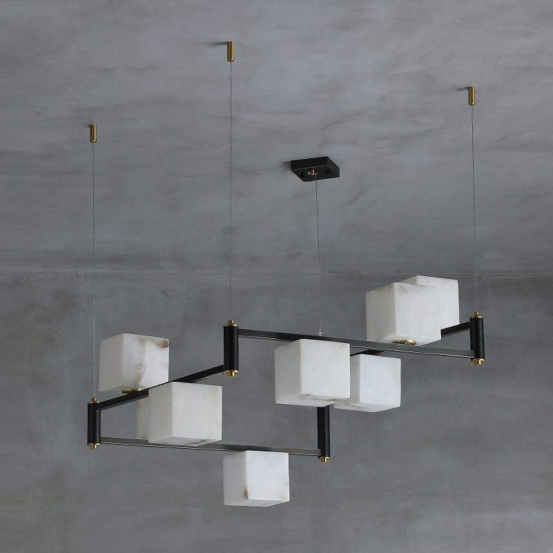 Ostruvye Individual Creativity Box  Alabaster Chandelier