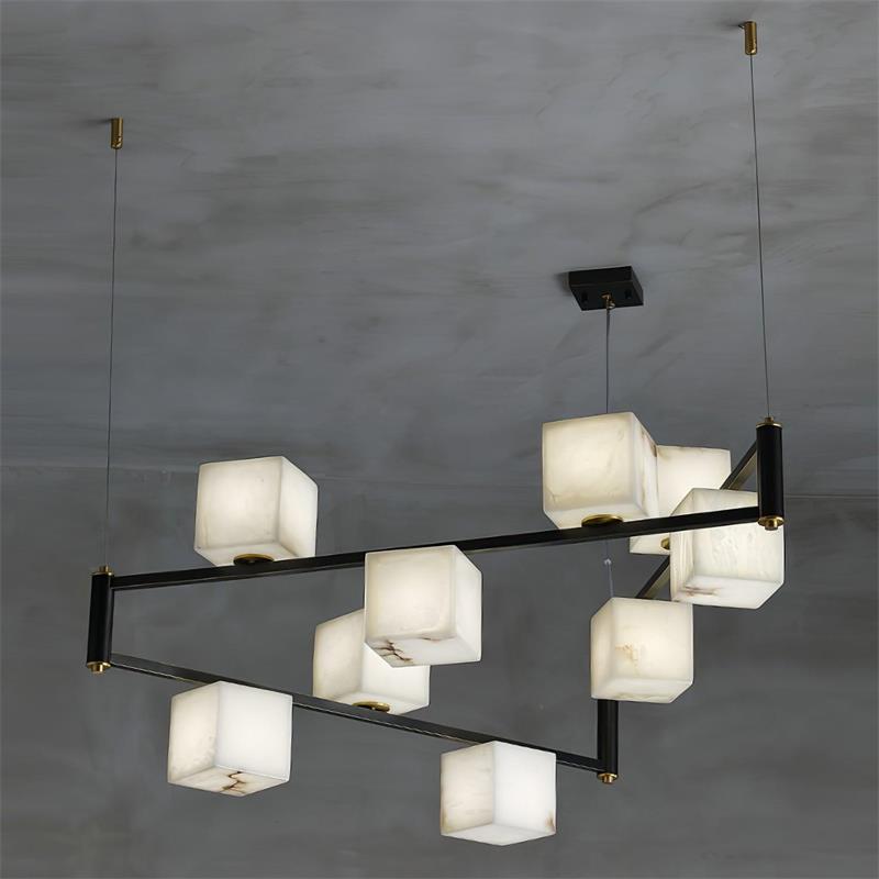Ostruvye Individual Creativity Box  Alabaster Chandelier