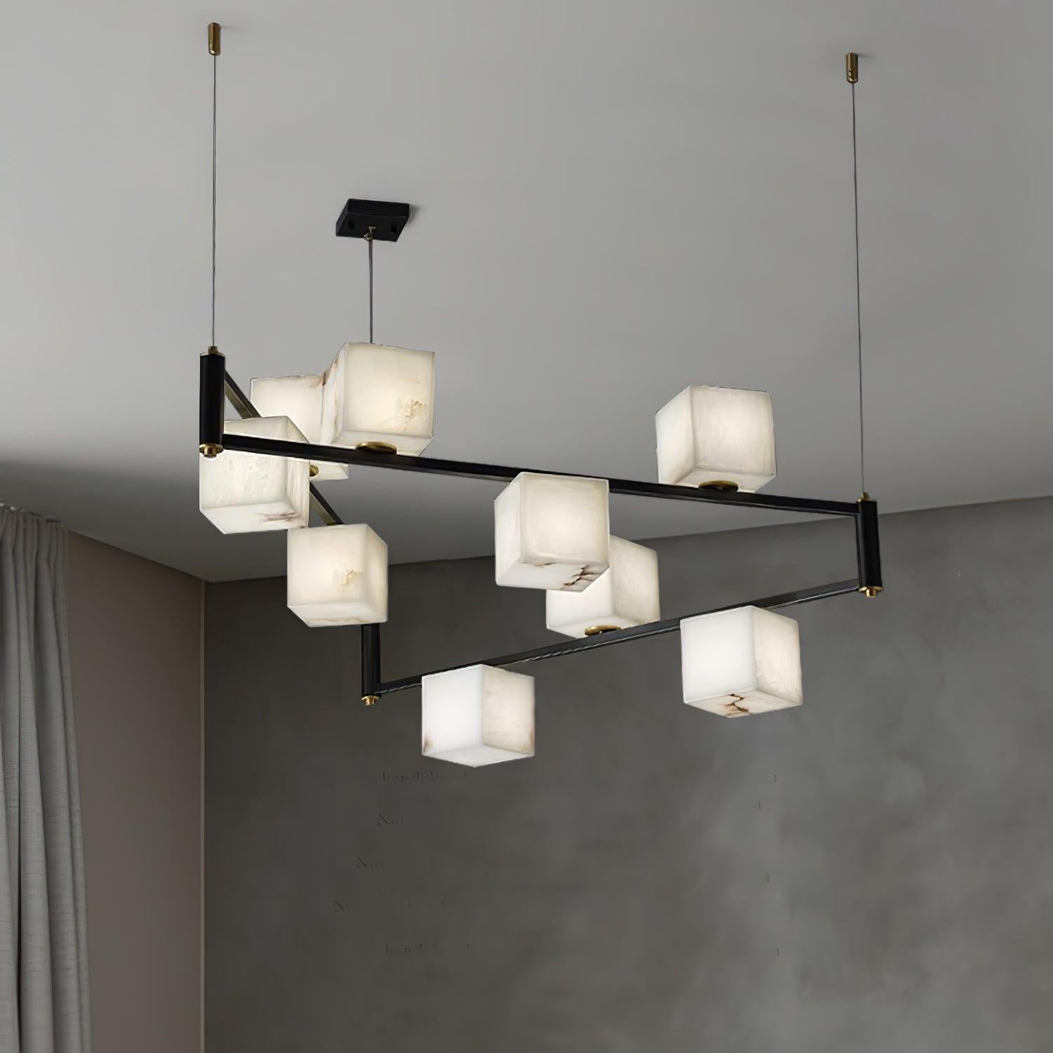 Ostruvye Individual Creativity Box  Alabaster Chandelier