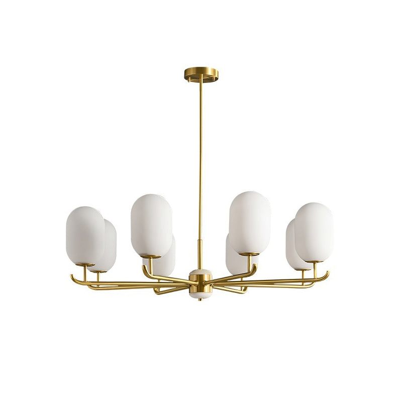 Sifuvyn Modern Geometric Glass Chandelier
